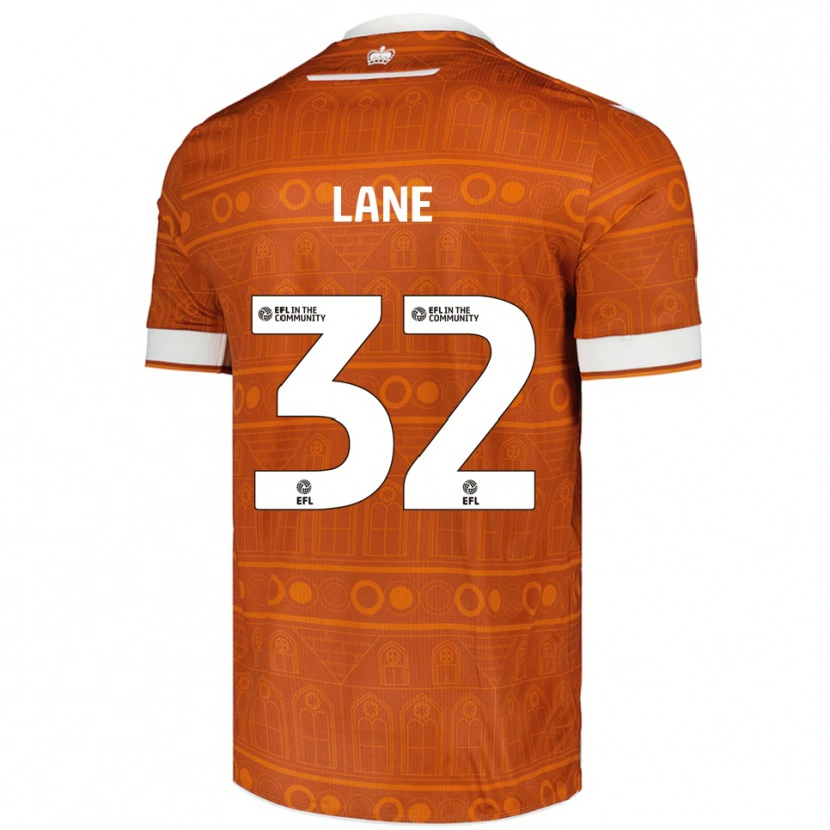 Danxen Homem Camisola Paddy Lane #32 Laranja Branco Alternativa 2025/26 Camisa Brasil
