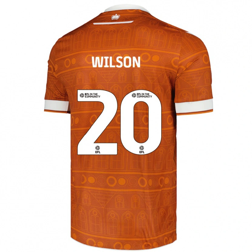 Danxen Homem Camisola Georgia Wilson #20 Laranja Branco Alternativa 2025/26 Camisa Brasil