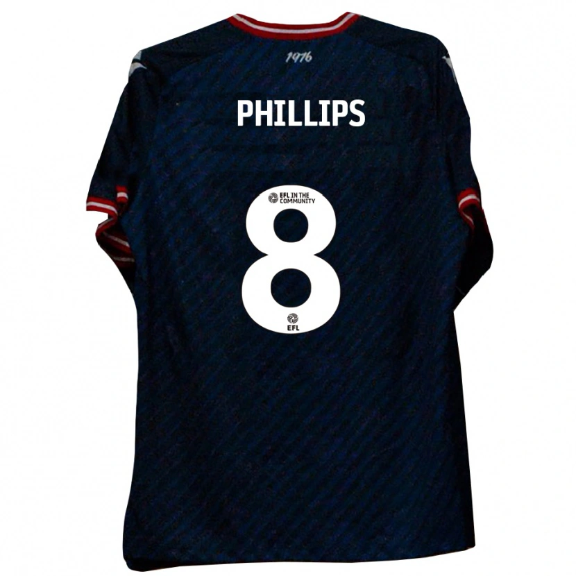 Danxen Homem Camisola Daniel Phillips #8 Azul Marinho Vermelho Alternativa 2025/26 Camisa Brasil