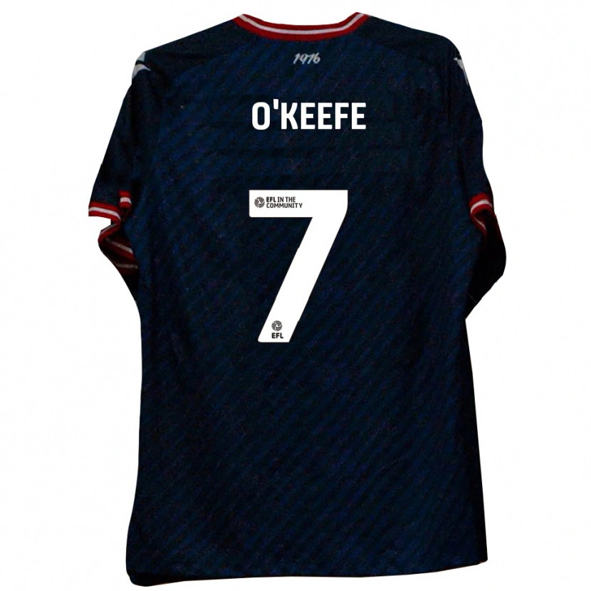 Danxen Homem Camisola Albie O'keefe #7 Azul Marinho Vermelho Alternativa 2025/26 Camisa Brasil