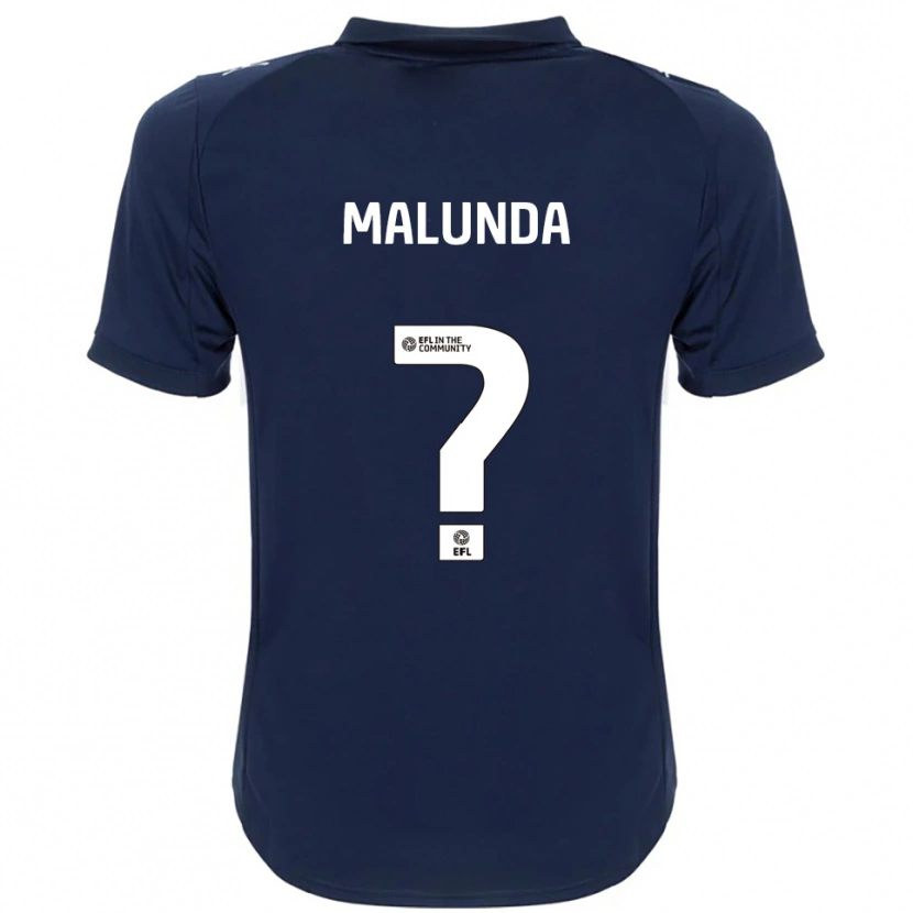 Danxen Homem Camisola Troy Malunda #0 Azul Marinho Branco Alternativa 2025/26 Camisa Brasil