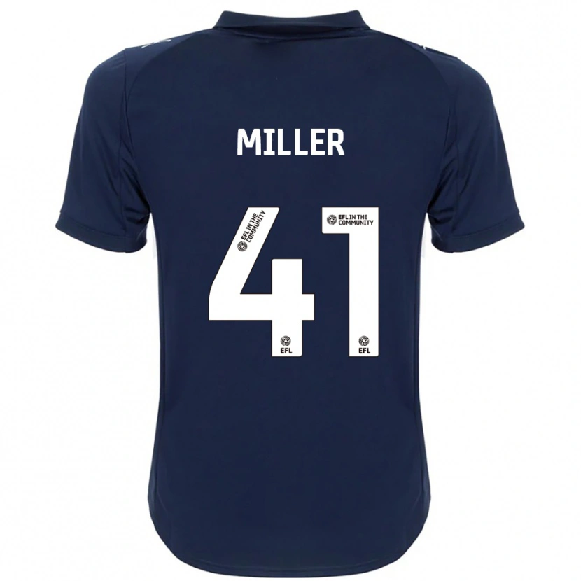 Danxen Homem Camisola K'marni Miller #41 Azul Marinho Branco Alternativa 2025/26 Camisa Brasil