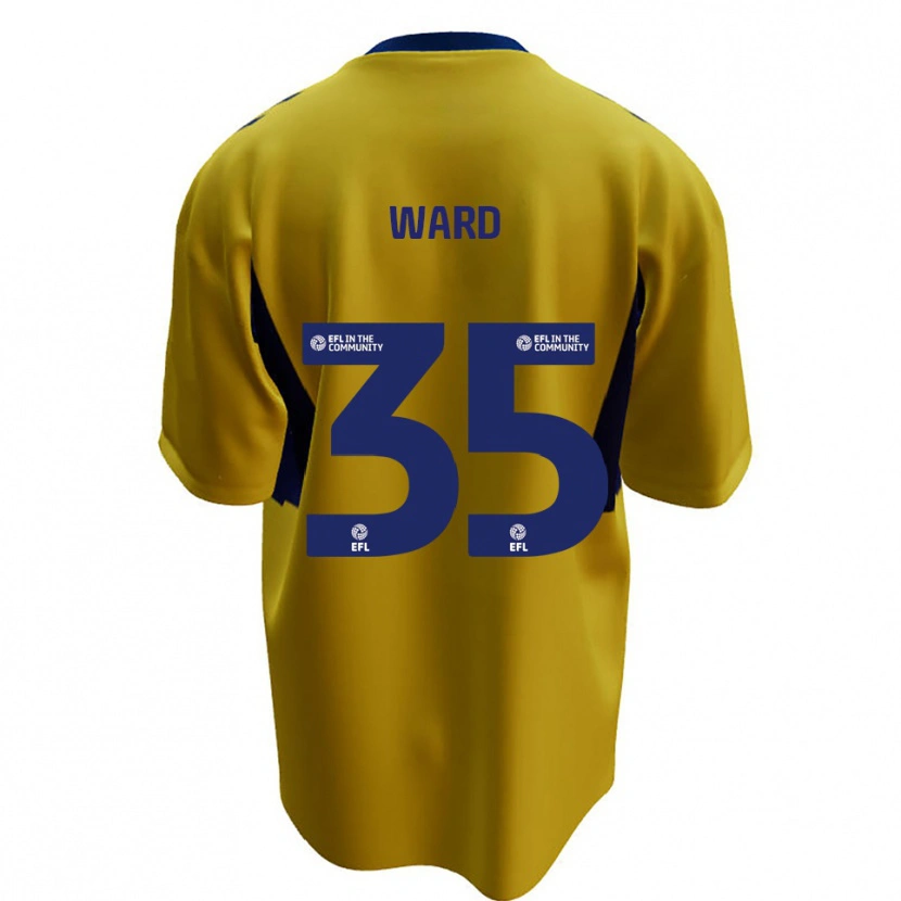 Danxen Homem Camisola Christie Ward #35 Amarelo Azul Alternativa 2025/26 Camisa Brasil