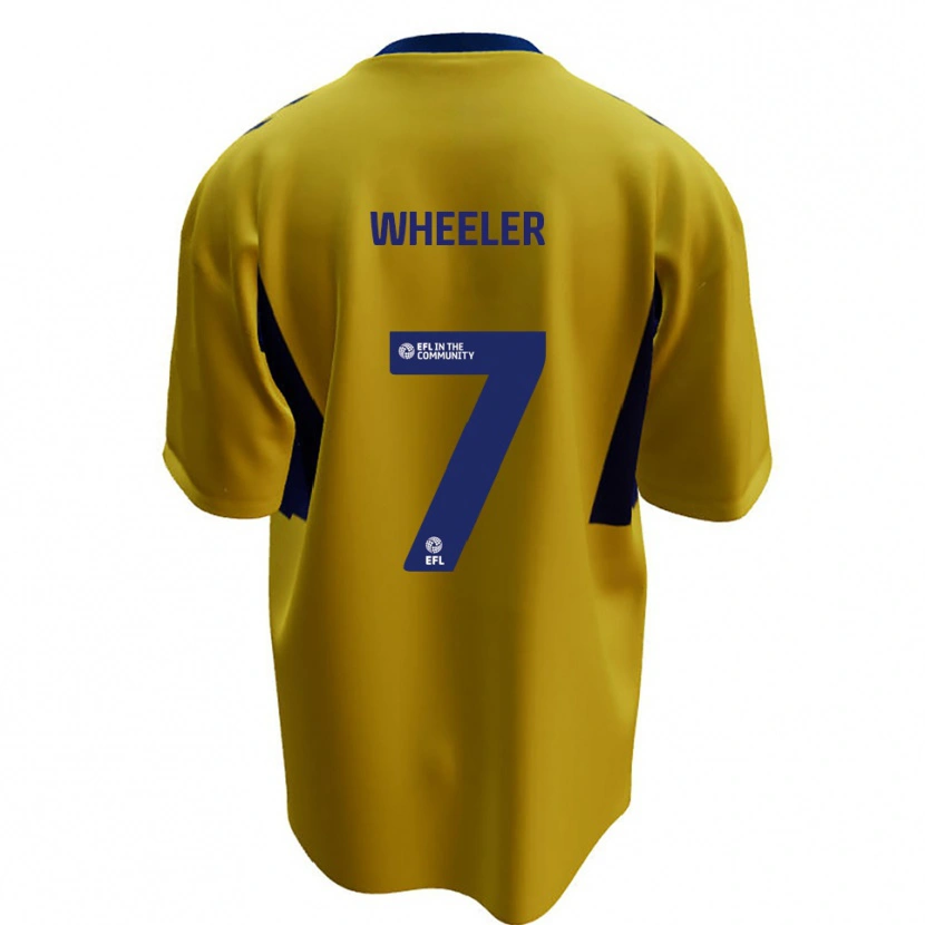Danxen Homem Camisola David Wheeler #7 Amarelo Azul Alternativa 2025/26 Camisa Brasil