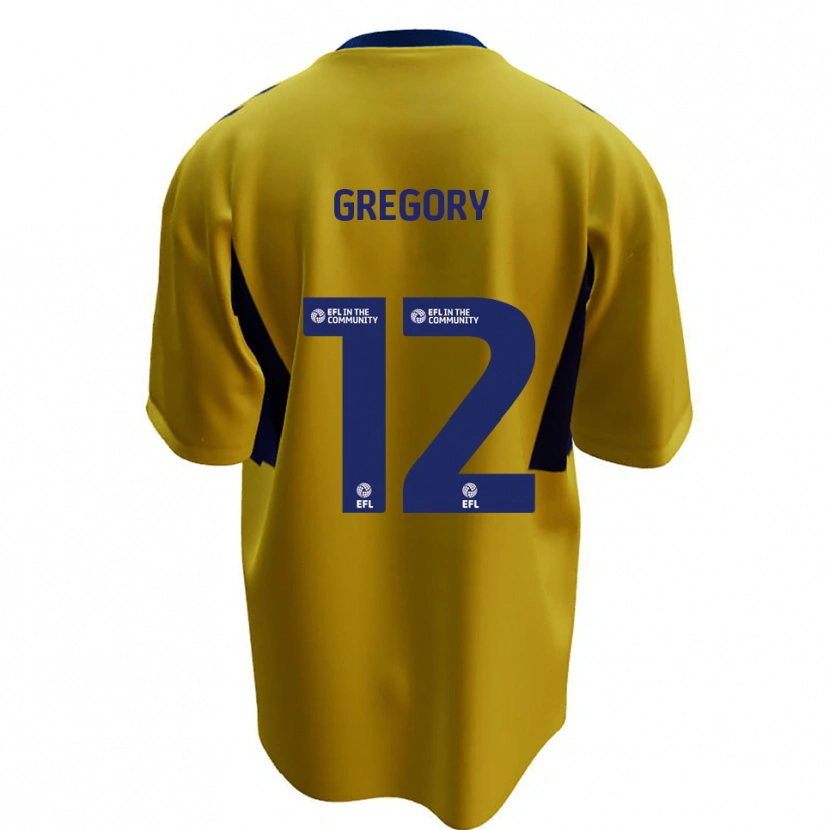 Danxen Homem Camisola Arthur Gregory #12 Amarelo Azul Alternativa 2025/26 Camisa Brasil