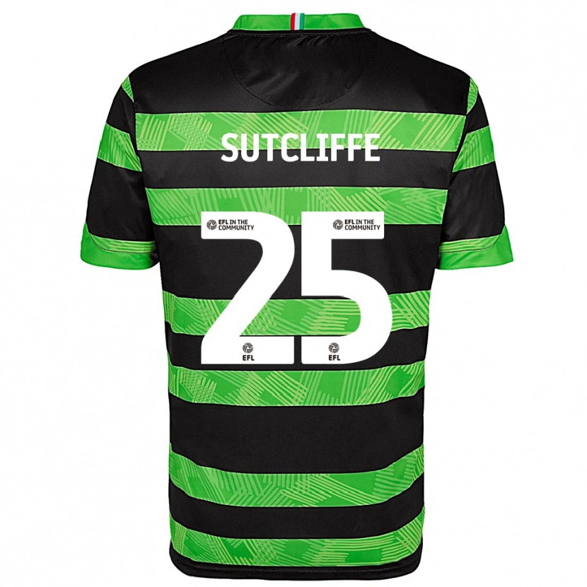 Danxen Homem Camisola Ethan Sutcliffe #25 Preto Verde Alternativa 2025/26 Camisa Brasil