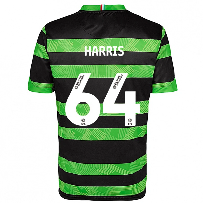 Danxen Homem Camisola Conor Harris #64 Preto Verde Alternativa 2025/26 Camisa Brasil