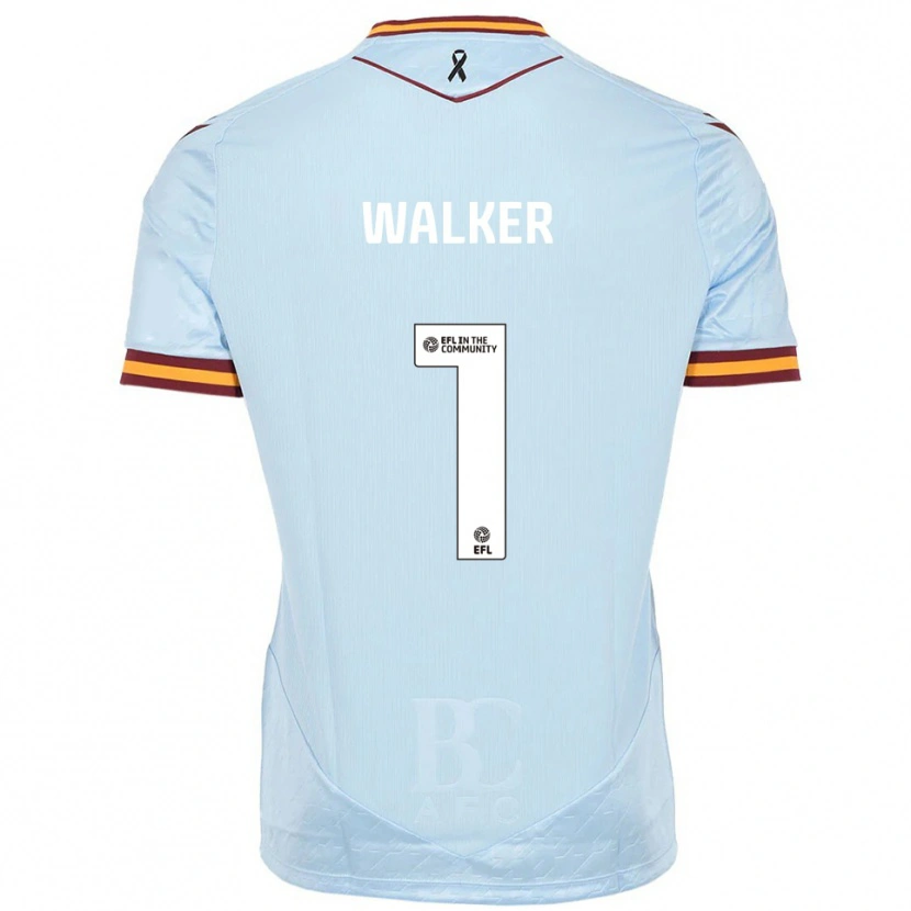 Danxen Homem Camisola Sam Walker #1 Azul Celeste Alternativa 2025/26 Camisa Brasil