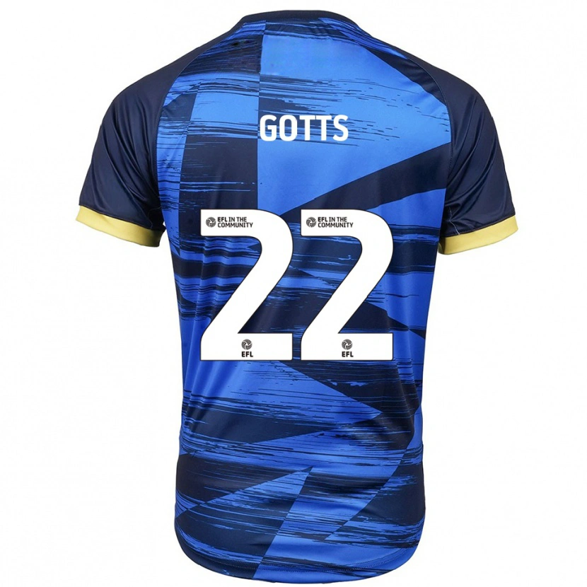 Danxen Homem Camisola Robbie Gotts #22 Azul Marinho Alternativa 2025/26 Camisa Brasil