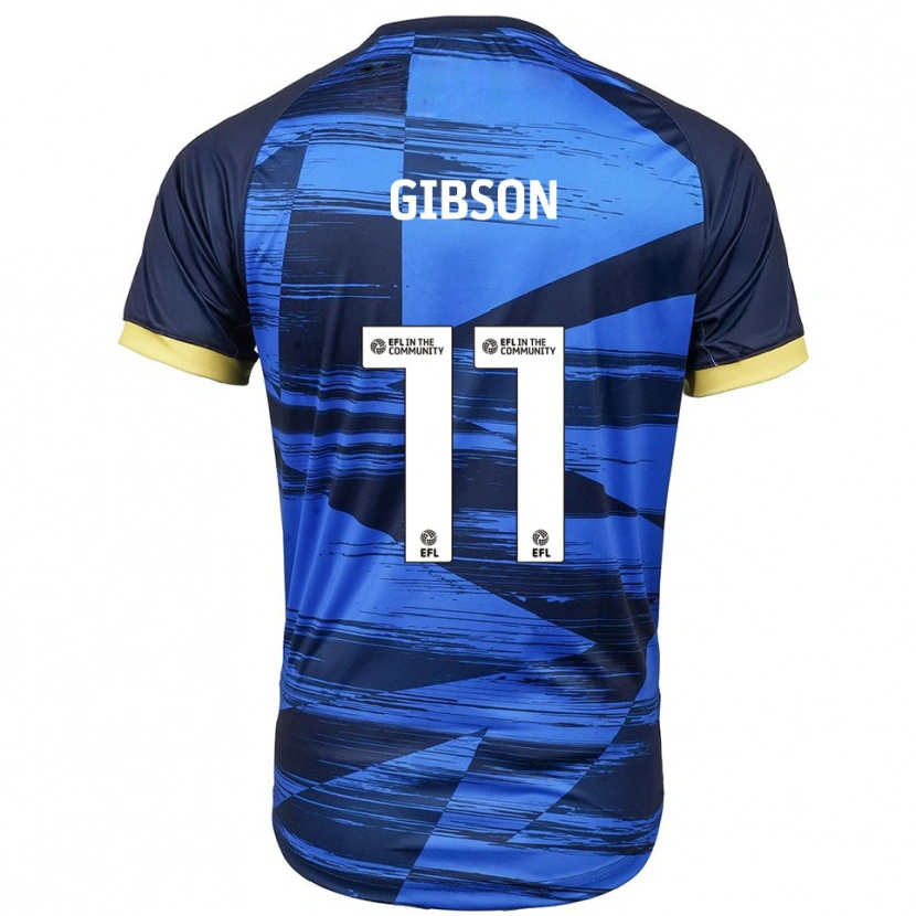 Danxen Homem Camisola Jordan Gibson #11 Azul Marinho Alternativa 2025/26 Camisa Brasil