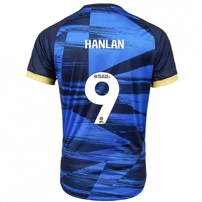 Danxen Homem Camisola Brandon Hanlan #9 Azul Marinho Alternativa 2025/26 Camisa Brasil