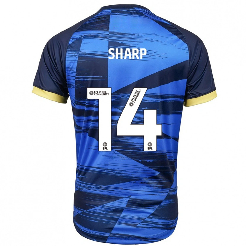 Danxen Homem Camisola Billy Sharp #14 Azul Marinho Alternativa 2025/26 Camisa Brasil
