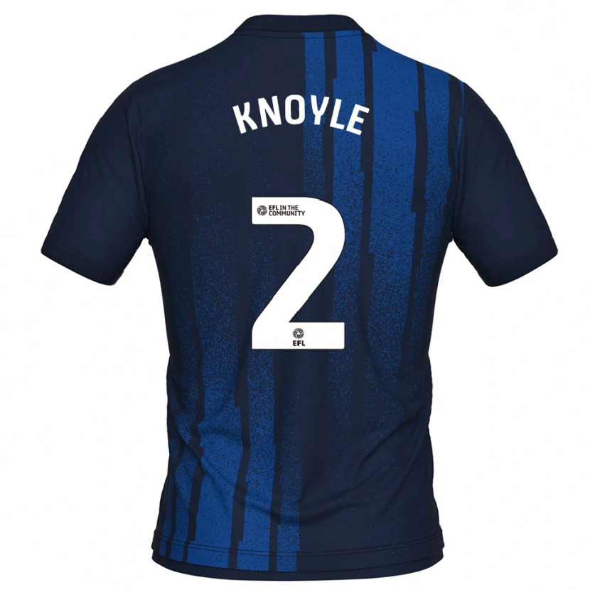 Danxen Homem Camisola Kyle Knoyle #2 Azul Marinho Branco Alternativa 2025/26 Camisa Brasil