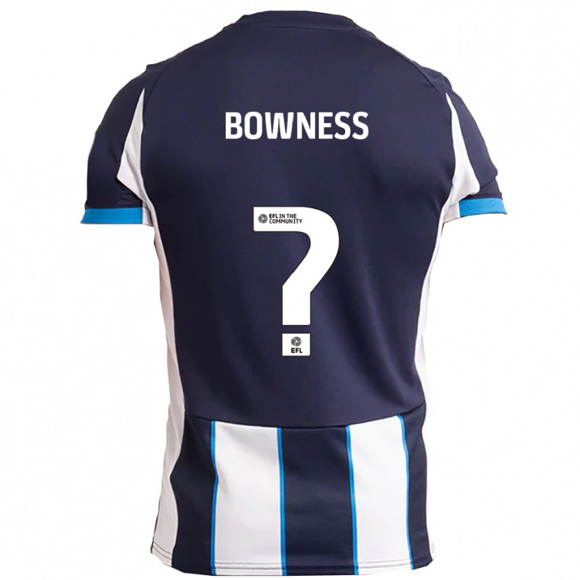 Danxen Homem Camisola Faye Bowness #0 Branco Azul Marinho Alternativa 2025/26 Camisa Brasil