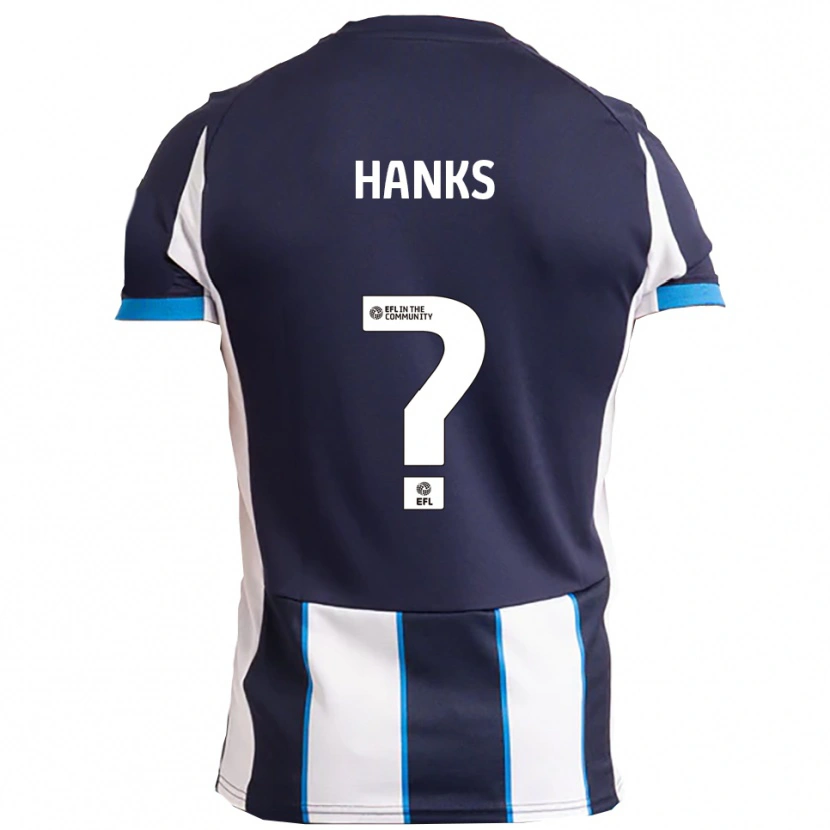 Danxen Homem Camisola Natasha Hanks #0 Branco Azul Marinho Alternativa 2025/26 Camisa Brasil