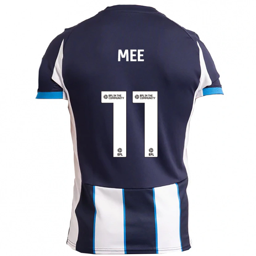 Danxen Homem Camisola Ashton Mee #11 Branco Azul Marinho Alternativa 2025/26 Camisa Brasil