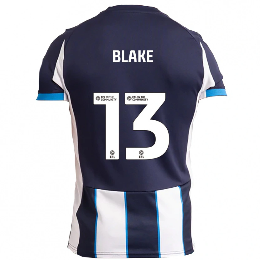 Danxen Homem Camisola Billy Blake #13 Branco Azul Marinho Alternativa 2025/26 Camisa Brasil