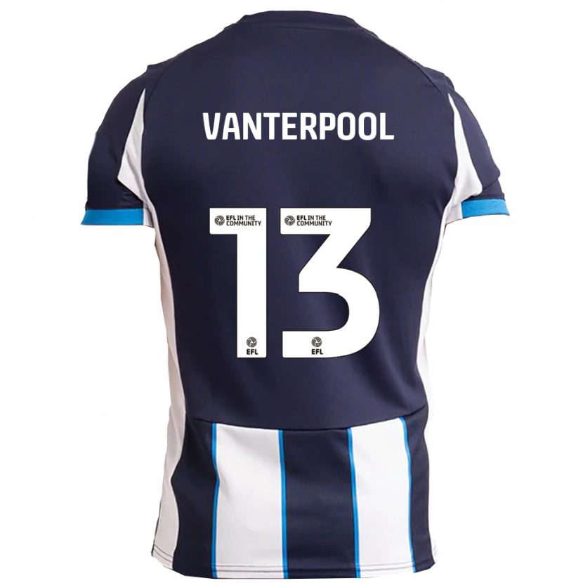 Danxen Homem Camisola Gabriel Vanterpool #13 Branco Azul Marinho Alternativa 2025/26 Camisa Brasil