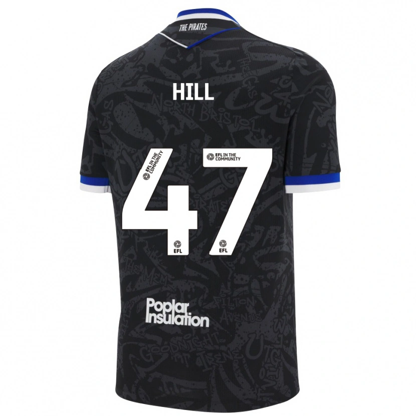 Danxen Homem Camisola Kian Hill #47 Preto Branco Alternativa 2025/26 Camisa Brasil
