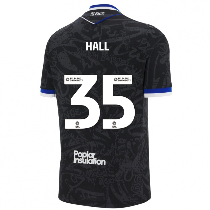 Danxen Homem Camisola Matt Hall #35 Preto Branco Alternativa 2025/26 Camisa Brasil