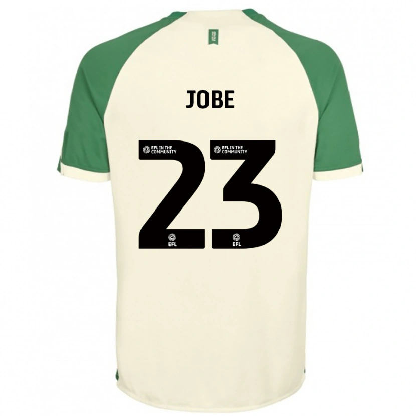 Danxen Homem Camisola Mamadou Jobe #23 Branco Sujo Verde Alternativa 2025/26 Camisa Brasil