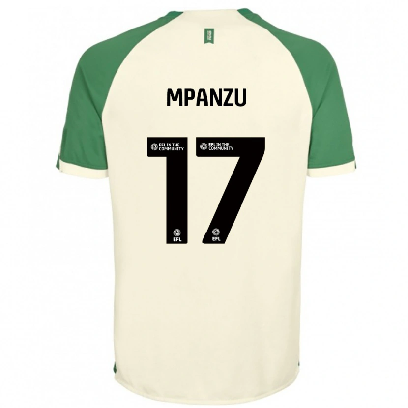 Danxen Homem Camisola Pelly Ruddock Mpanzu #17 Branco Sujo Verde Alternativa 2025/26 Camisa Brasil