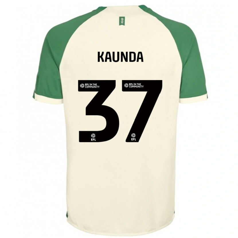 Danxen Homem Camisola Amaru Kaunda #37 Branco Sujo Verde Alternativa 2025/26 Camisa Brasil