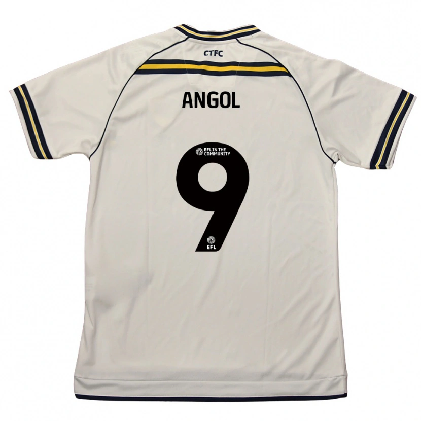Danxen Homem Camisola Lee Angol #9 Branco Azul Marinho Alternativa 2025/26 Camisa Brasil