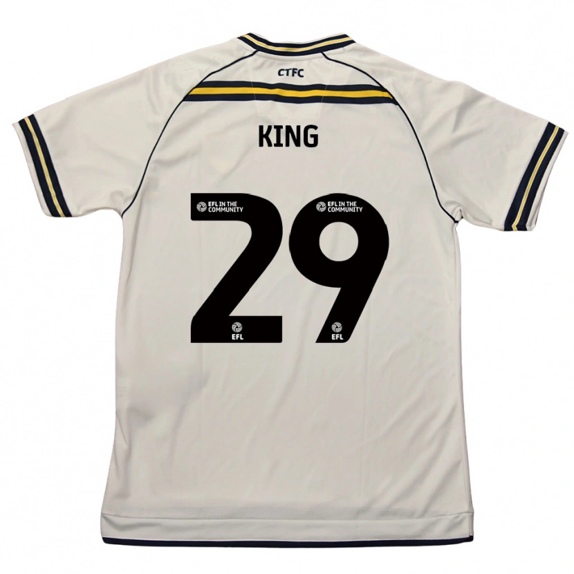 Danxen Homem Camisola Tom King #29 Branco Azul Marinho Alternativa 2025/26 Camisa Brasil