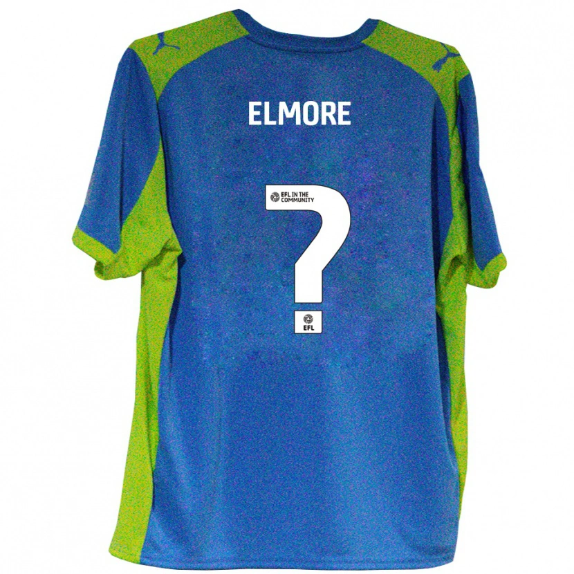 Danxen Homem Camisola Harry Elmore #0 Azul Celeste Amarelo Alternativa 2025/26 Camisa Brasil