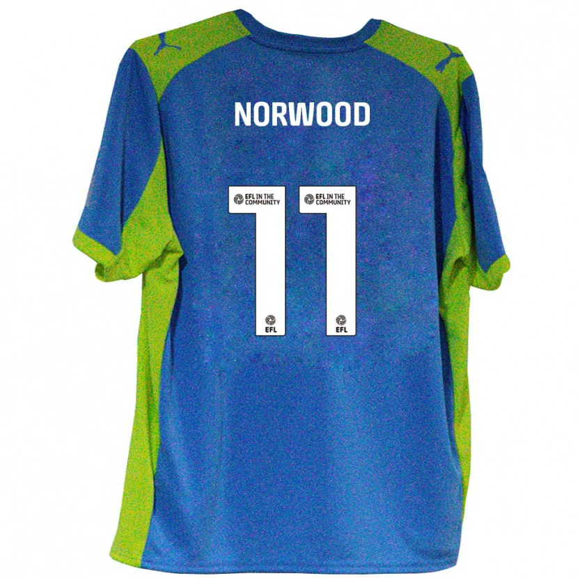 Danxen Homem Camisola James Norwood #11 Azul Celeste Amarelo Alternativa 2025/26 Camisa Brasil
