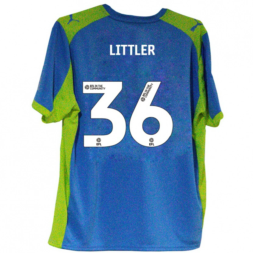 Danxen Homem Camisola Zack Littler #36 Azul Celeste Amarelo Alternativa 2025/26 Camisa Brasil