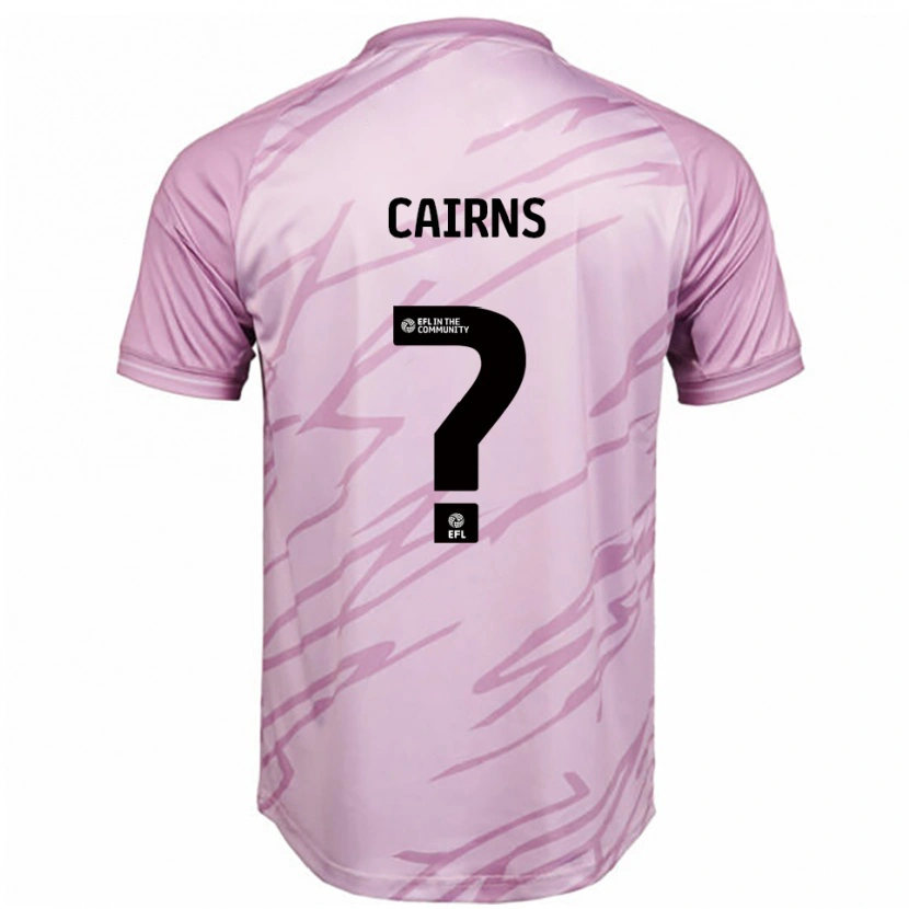 Danxen Homem Camisola Karsten Cairns #0 Rosa Preto Alternativa 2025/26 Camisa Brasil