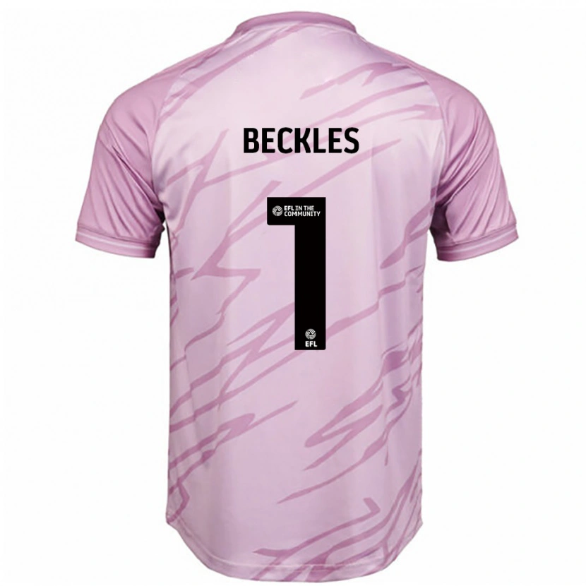 Danxen Homem Camisola Frankie Beckles #1 Rosa Preto Alternativa 2025/26 Camisa Brasil