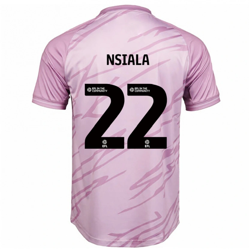 Danxen Homem Camisola Toto Nsiala #22 Rosa Preto Alternativa 2025/26 Camisa Brasil