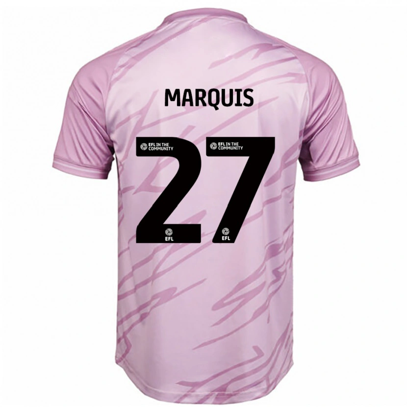 Danxen Homem Camisola John Marquis #27 Rosa Preto Alternativa 2025/26 Camisa Brasil