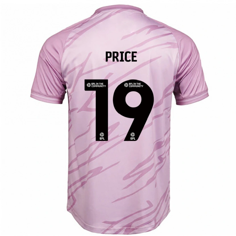 Danxen Homem Camisola Jack Price #19 Rosa Preto Alternativa 2025/26 Camisa Brasil