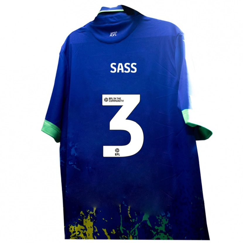 Danxen Homem Camisola Freddie Sass #3 Azul Amarelo Alternativa 2025/26 Camisa Brasil