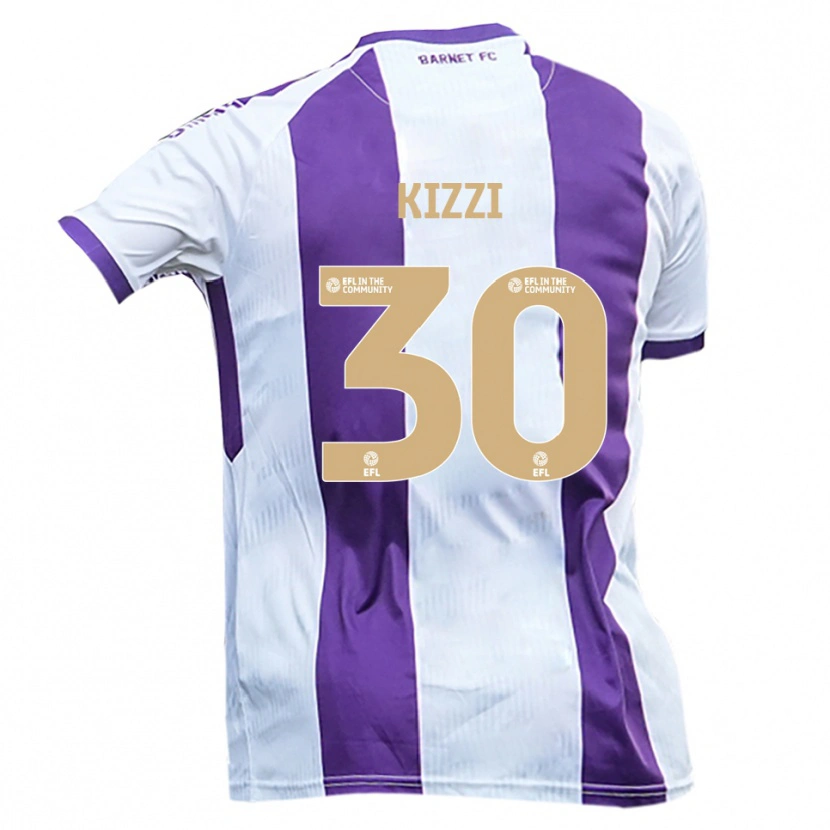 Danxen Homem Camisola Joe Kizzi #30 Branco Roxo Alternativa 2025/26 Camisa Brasil