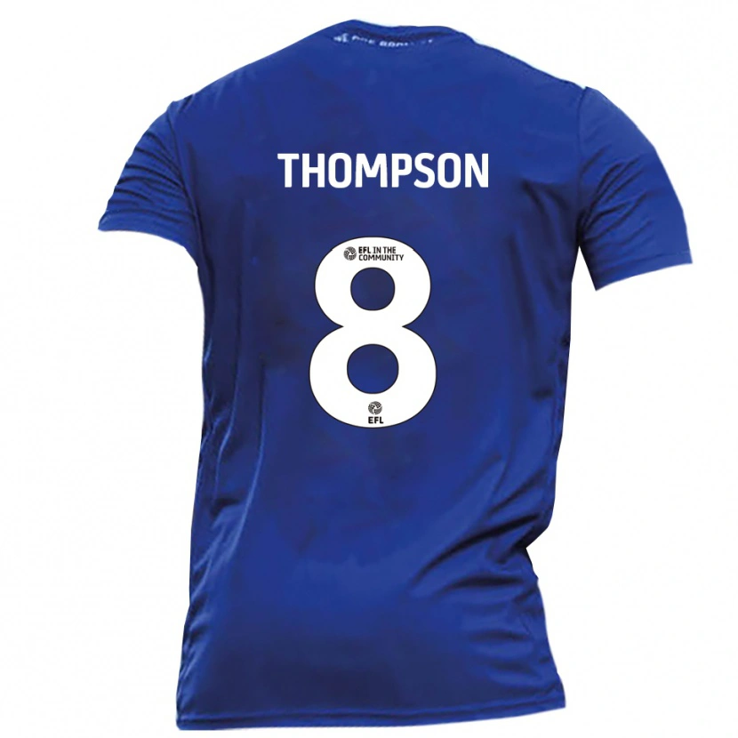 Danxen Homem Camisola Ben Thompson #8 Azul Branco Alternativa 2025/26 Camisa Brasil