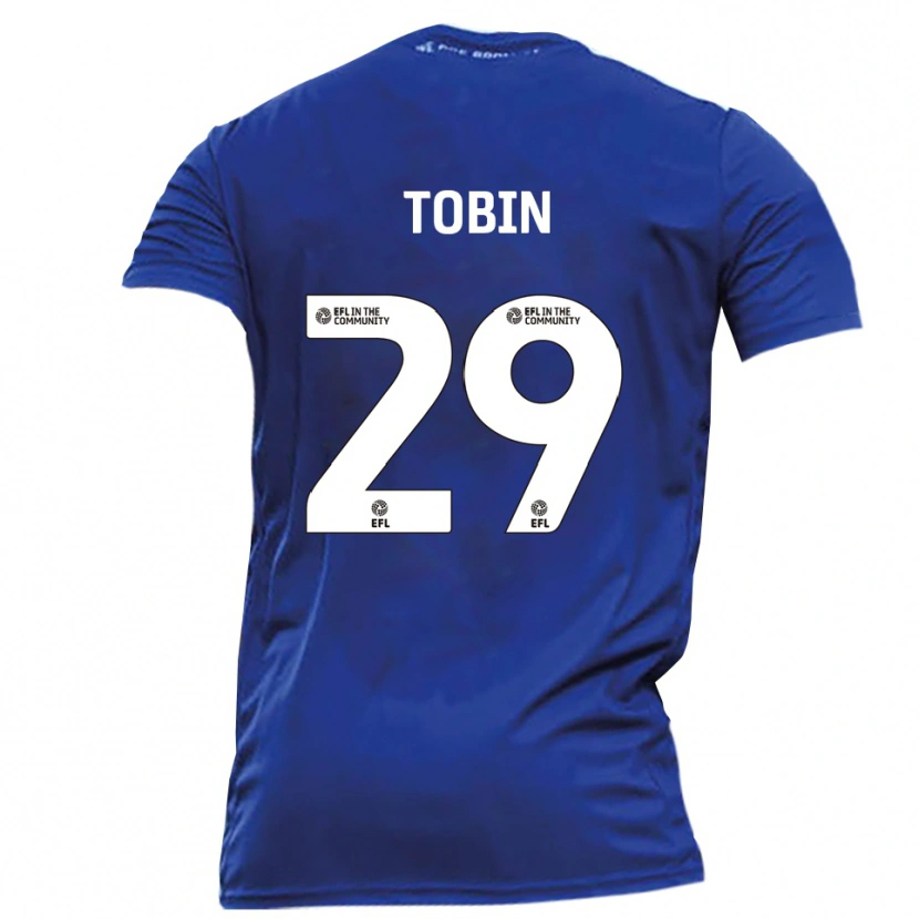 Danxen Homem Camisola Josh Tobin #29 Azul Branco Alternativa 2025/26 Camisa Brasil