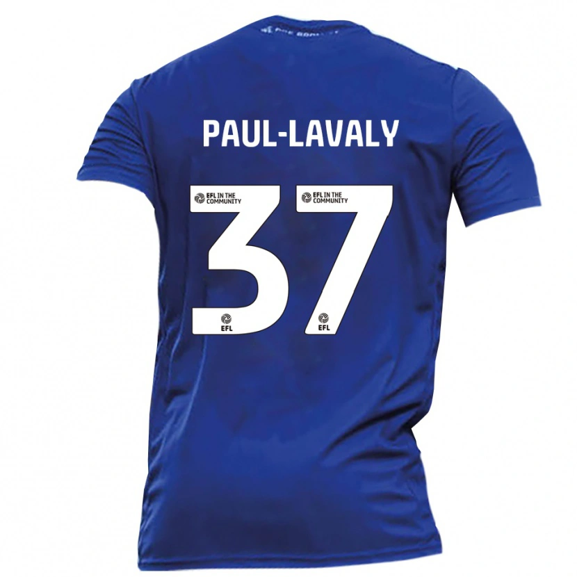 Danxen Homem Camisola Nathan Paul-Lavaly #37 Azul Branco Alternativa 2025/26 Camisa Brasil