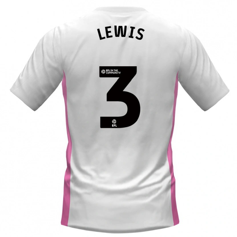 Danxen Homem Camisola Adam Lewis #3 Branco Vermelho Alternativa 2025/26 Camisa Brasil