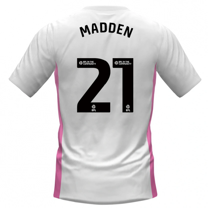 Danxen Homem Camisola Paddy Madden #21 Branco Vermelho Alternativa 2025/26 Camisa Brasil