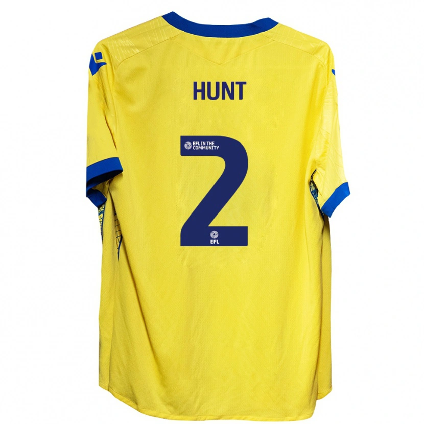 Danxen Homem Camisola Rob Hunt #2 Amarelo Azul Alternativa 2025/26 Camisa Brasil