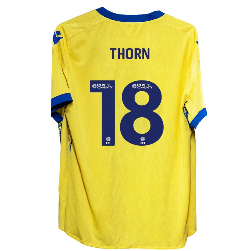 Danxen Homem Camisola Oscar Thorn #18 Amarelo Azul Alternativa 2025/26 Camisa Brasil