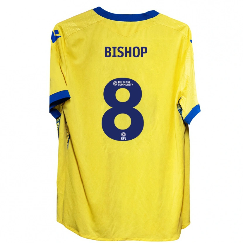 Danxen Homem Camisola Teddy Bishop #8 Amarelo Azul Alternativa 2025/26 Camisa Brasil