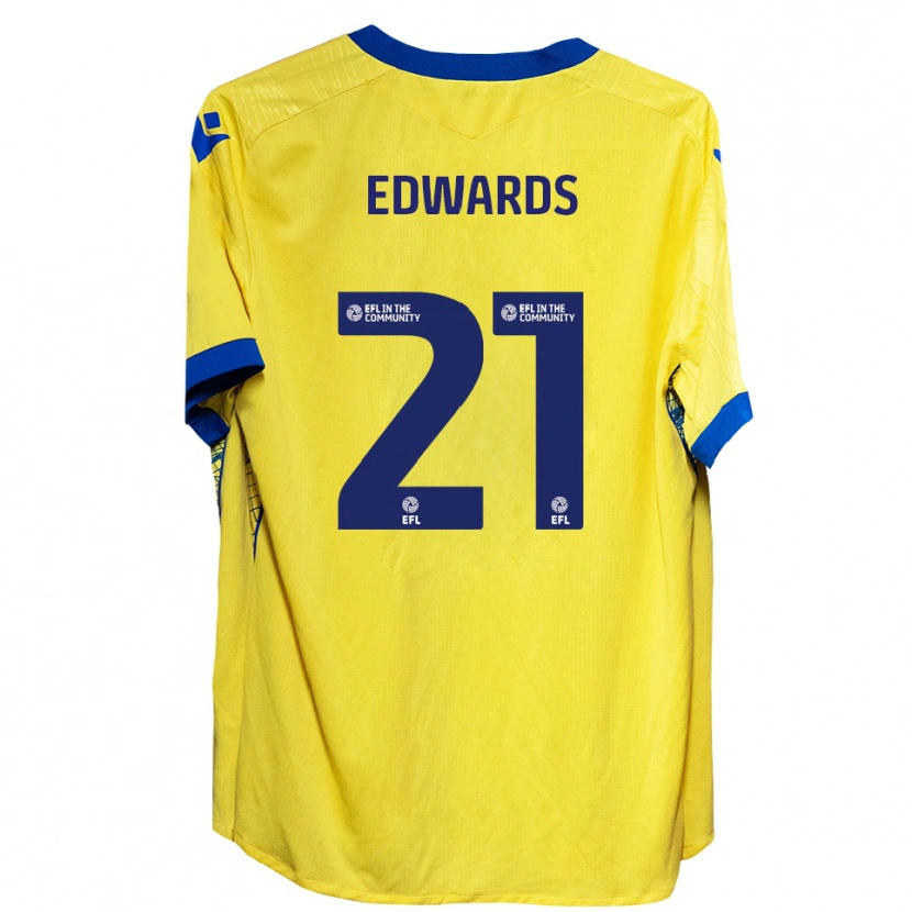 Danxen Homem Camisola Owura Edwards #21 Amarelo Azul Alternativa 2025/26 Camisa Brasil