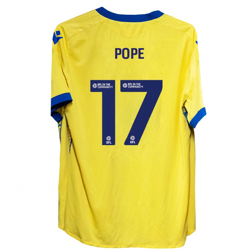 Danxen Homem Camisola Leah Pope #17 Amarelo Azul Alternativa 2025/26 Camisa Brasil