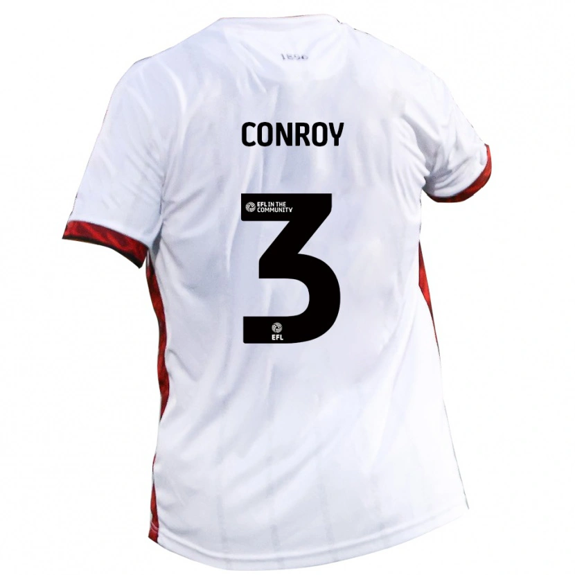 Danxen Homem Camisola Dion Conroy #3 Branco Vermelho Preto Alternativa 2025/26 Camisa Brasil